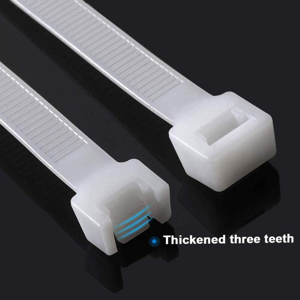 🛠️100-Pack Heavy Duty 16-Inch Cable Ties – UV Resistant