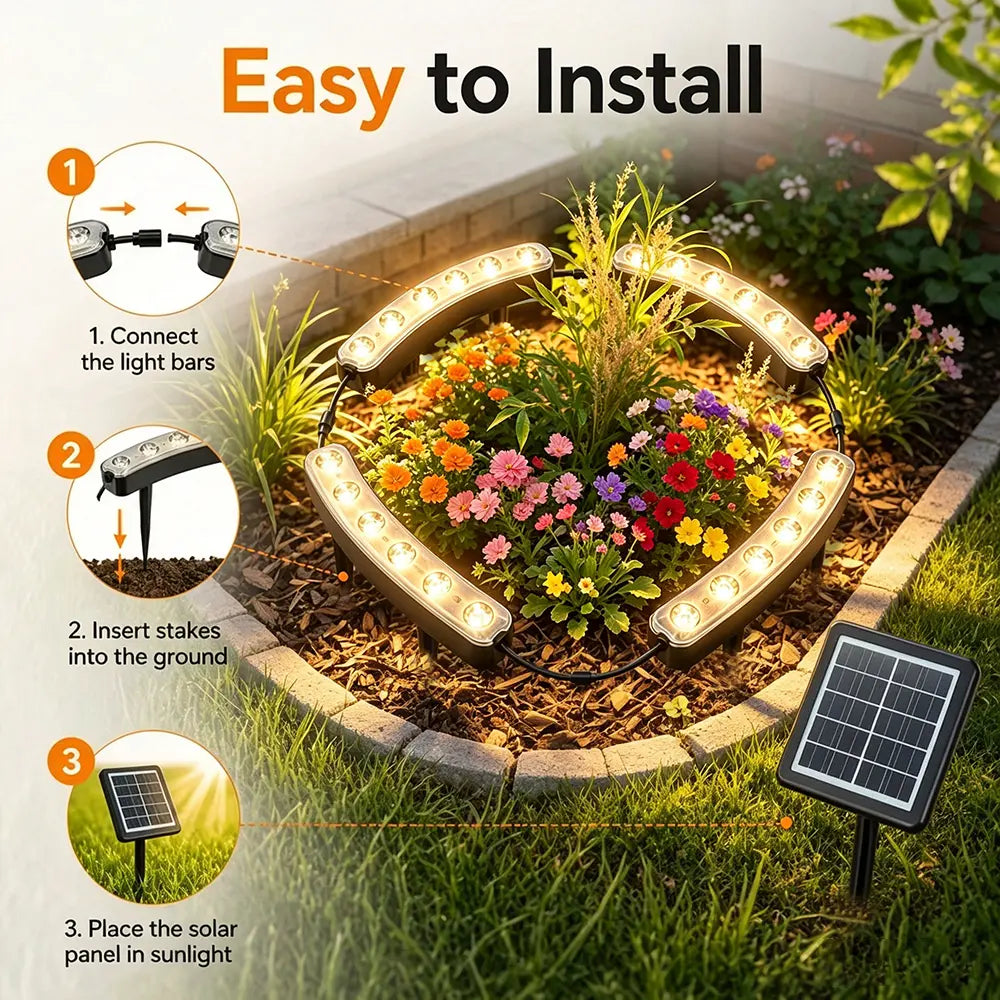 Solar Outdoor Tree Ring Uplights