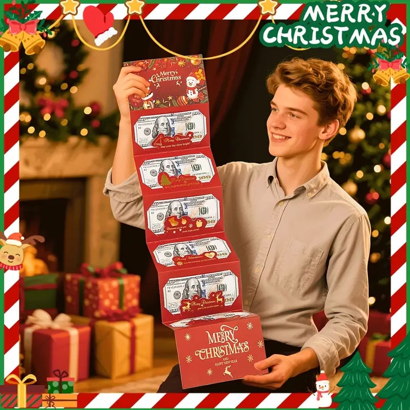 💵✨ Christmas Cash Surprise Envelope – Festive Money Gift Holder