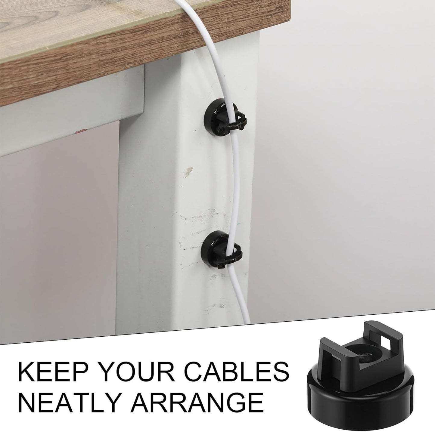 🔥HOT SALE🔥🧲 12 Pack Heavy Duty Magnetic Zip Tie Mounts for Cable Management