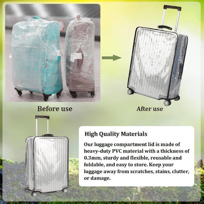 ✈️ Clear Luggage Protector – Keep Your Suitcase Looking Travel-Ready