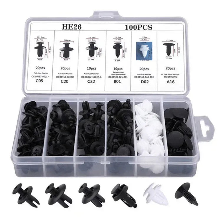 100 PCS Clip Set