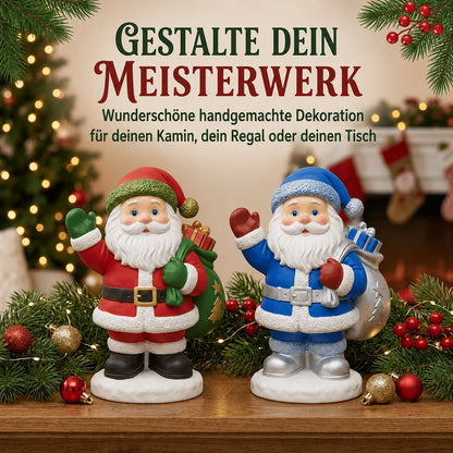 🎨 Anfängerfreundliches DIY-Weihnachtsfiguren-Malset | Gestalte deine eigene festliche Weihnachtsdekoration 🎄💕