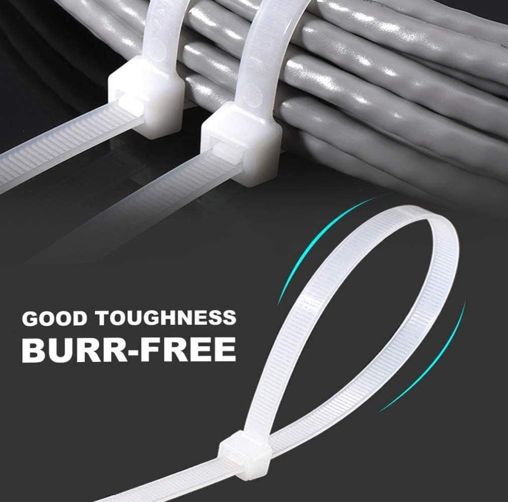 🛠️100-Pack Heavy Duty 16-Inch Cable Ties – UV Resistant