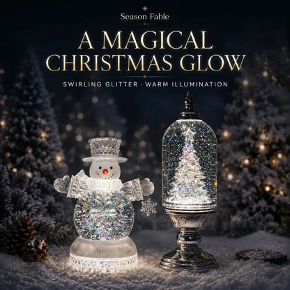 ❄️ Musical Christmas Snow Globe Lantern | Swirling Snow & Warm LED