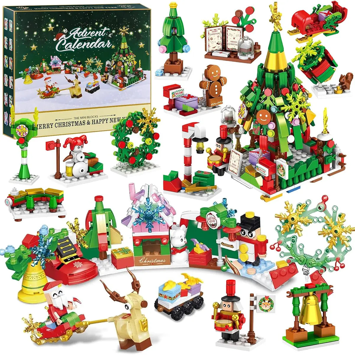 24-Day Christmas Building Blocks Advent Calendar