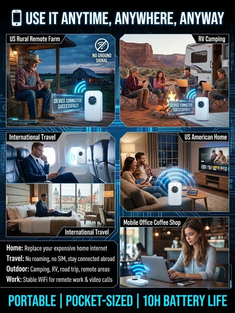 [Global Coverage] Boundless Portable Wi-Fi– 🛜