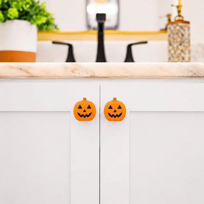 Holiday Decorative Knob Covers 🎃🍬 – Pumpkin & Peppermint Sets