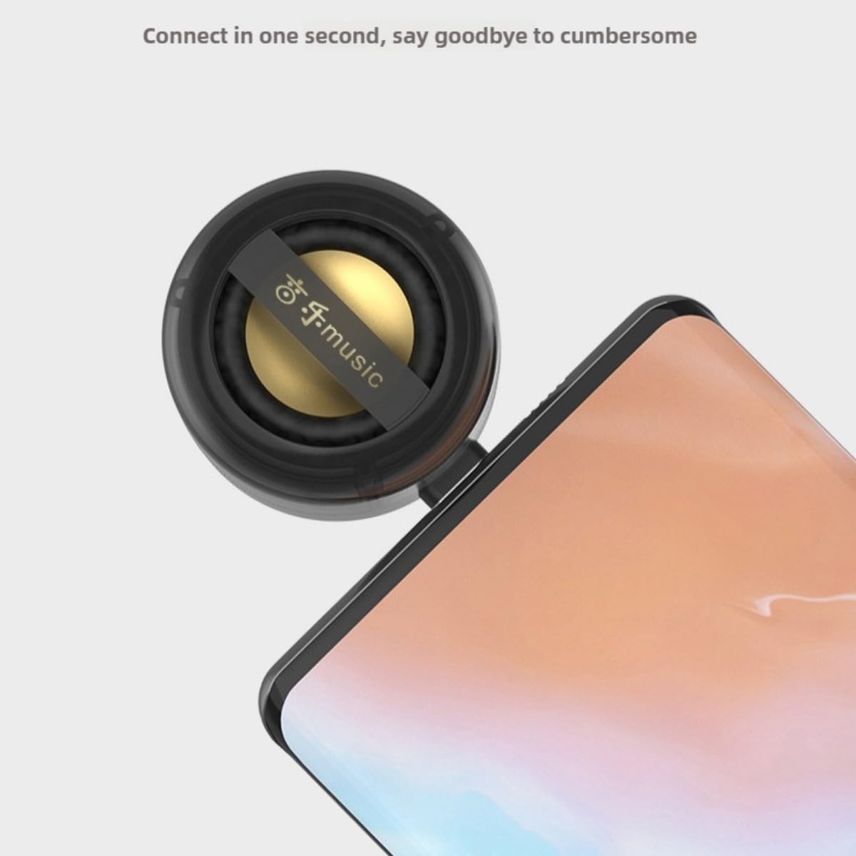 🔊 Mini Plug-In Phone Speaker – Bigger Sound Without the Bulk