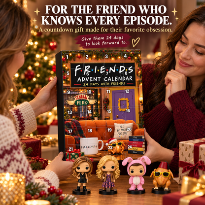 ☕ 24-Day Friends-Themed Advent Calendar – Sitcom Character Collectibles & Christmas Countdown