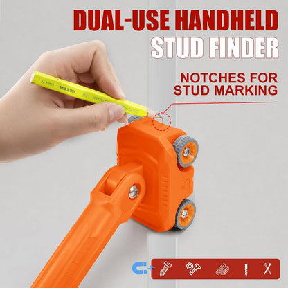 🧲 Magnetic Wire Puller Kit, Dual Purpose Cable Fishing Tool & Stud Finder