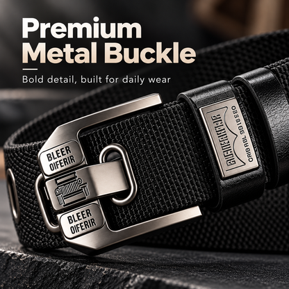 Unisex Minimalist Stylish Waistband - Buckle-Free Men's Belt, Holeless Strap