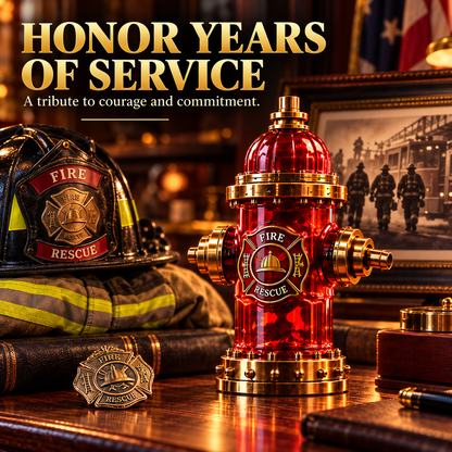 🚒Firehouse Reserve Firefighter Tribute Whiskey Decanter