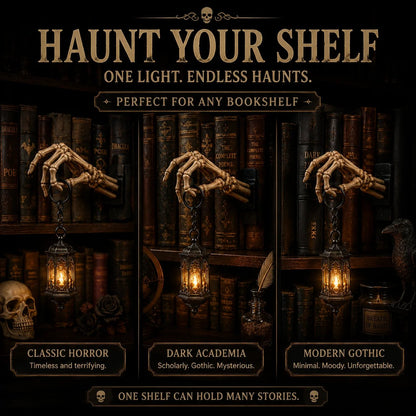 💀Skeleton Hand Lantern Shelf Light™