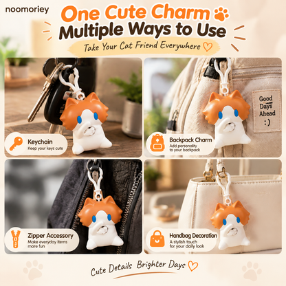 🐱 Pull-to-Wave Cat Charm – The Tiny Cat That Waves Back