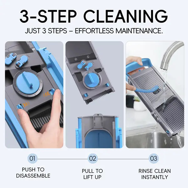 0‑8mm Adjustable Safe Mandoline Slicer
