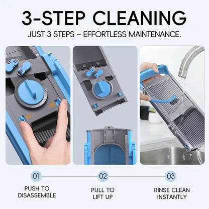 0‑8mm Adjustable Safe Mandoline Slicer