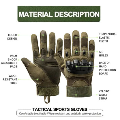🧤Full-Finger Protective Tactical Gloves|Grip. Protect. Keep Moving.