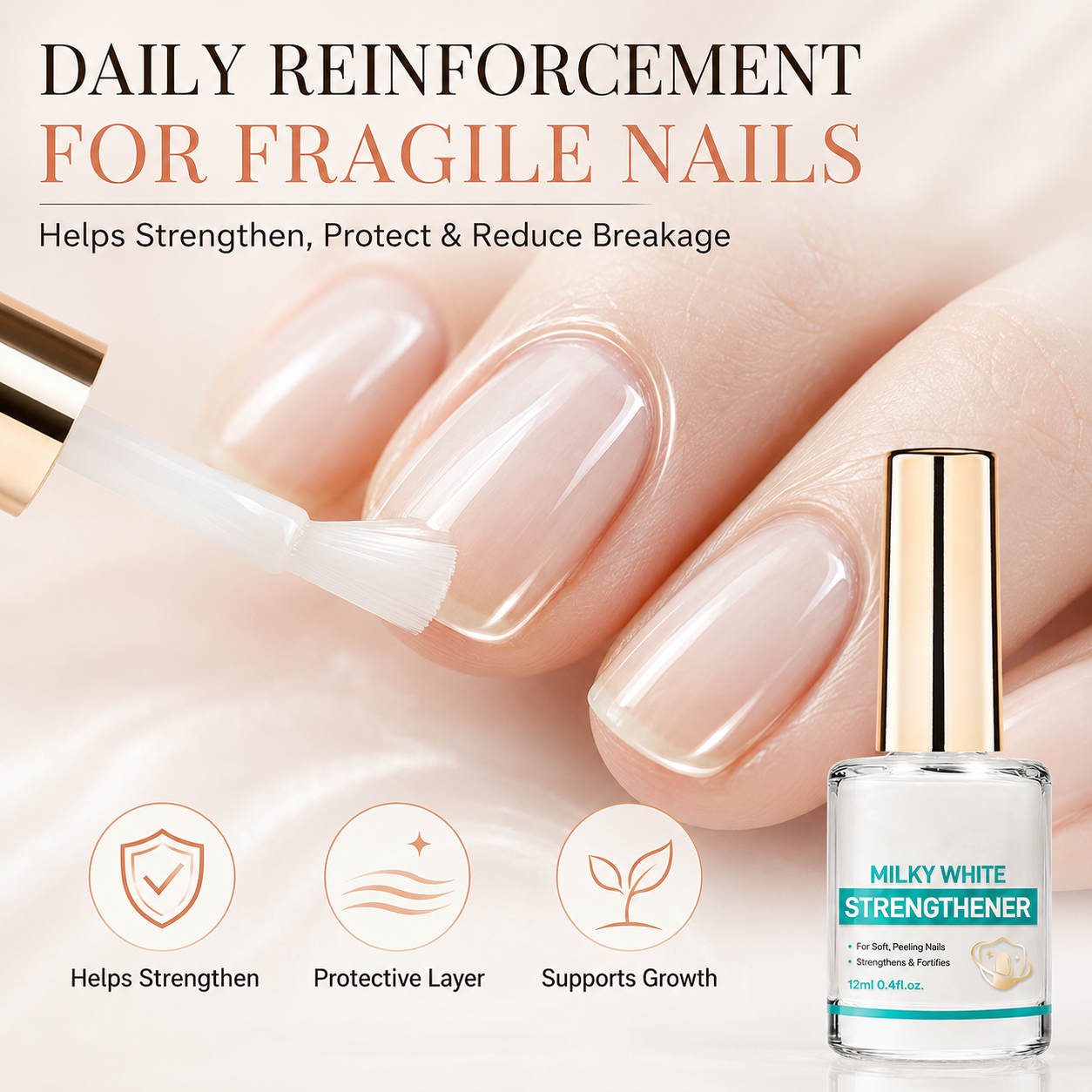 💅Nail Strengthener Treatment-Get Stronger-Looking Nails Naturally