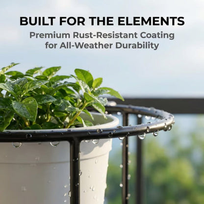 🌿 Clip-On Railing Planter Holder – Turn Empty Rails Into Garden Space