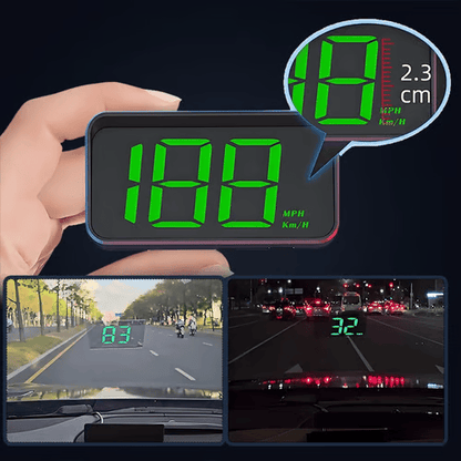 🚗 Car HUD Digital Speed Display – See Your Speed at a Glance