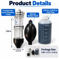 Leak detection kit —  With test fluid