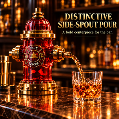 🚒Firehouse Reserve Firefighter Tribute Whiskey Decanter