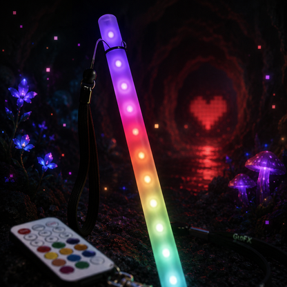 🪄2026 The Coolest Halloween Prop: LED Levitating Wand