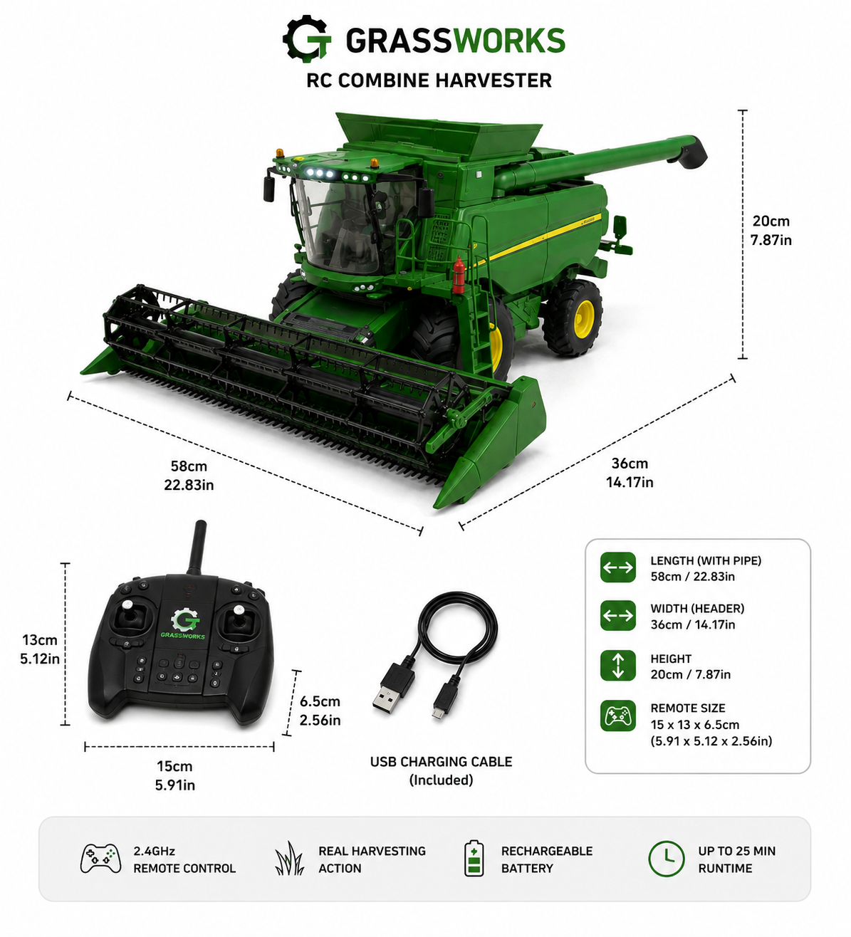 🔥Grassworks - Harvest G80