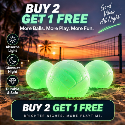 Glow-in-the-Dark Volleyball🏐 – Keep the Game Going After Sunset