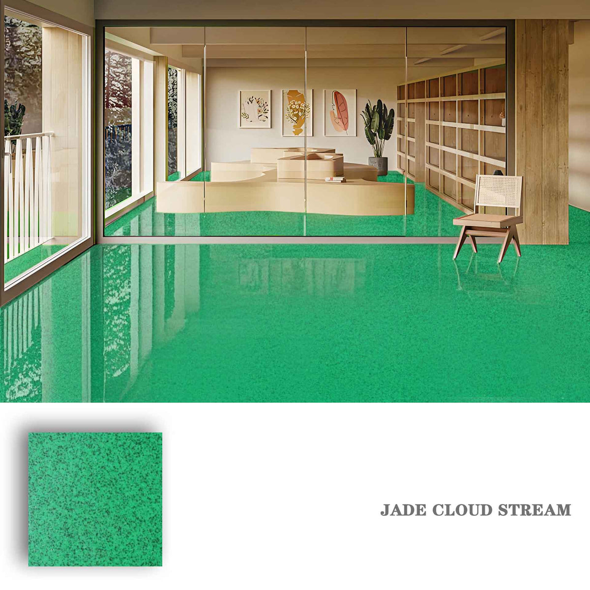 ✨ High-Gloss Self-Leveling Epoxy Floor Coating – Transform Garages, Basements & Workshops