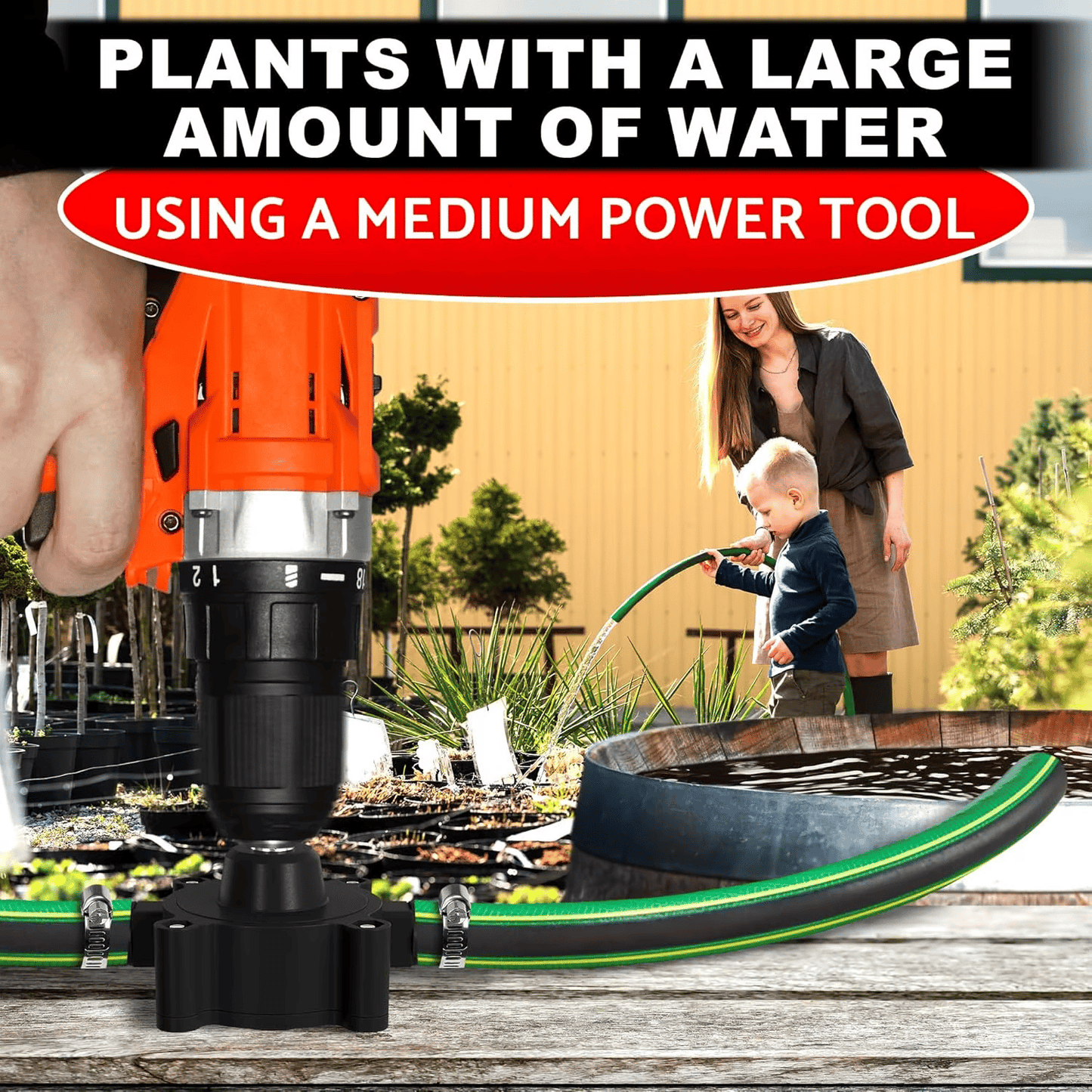 💧 Drill-Powered Water Transfer Pump – Turn Your Drill Into a Pump