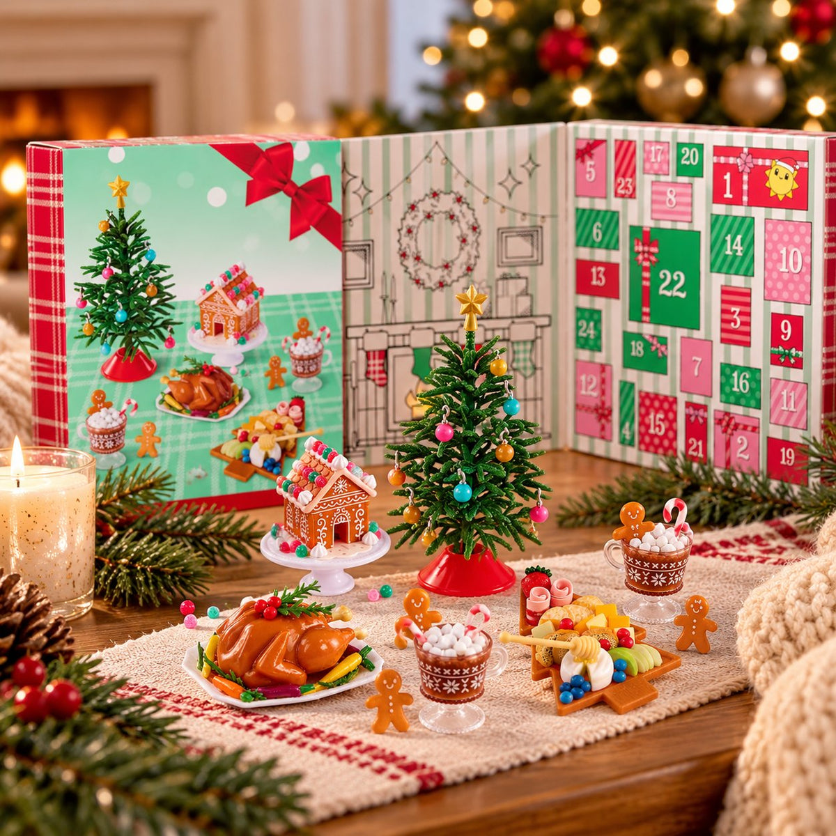 🎄 24-Day Holiday Miniature Advent Calendar | Craft Your Magic