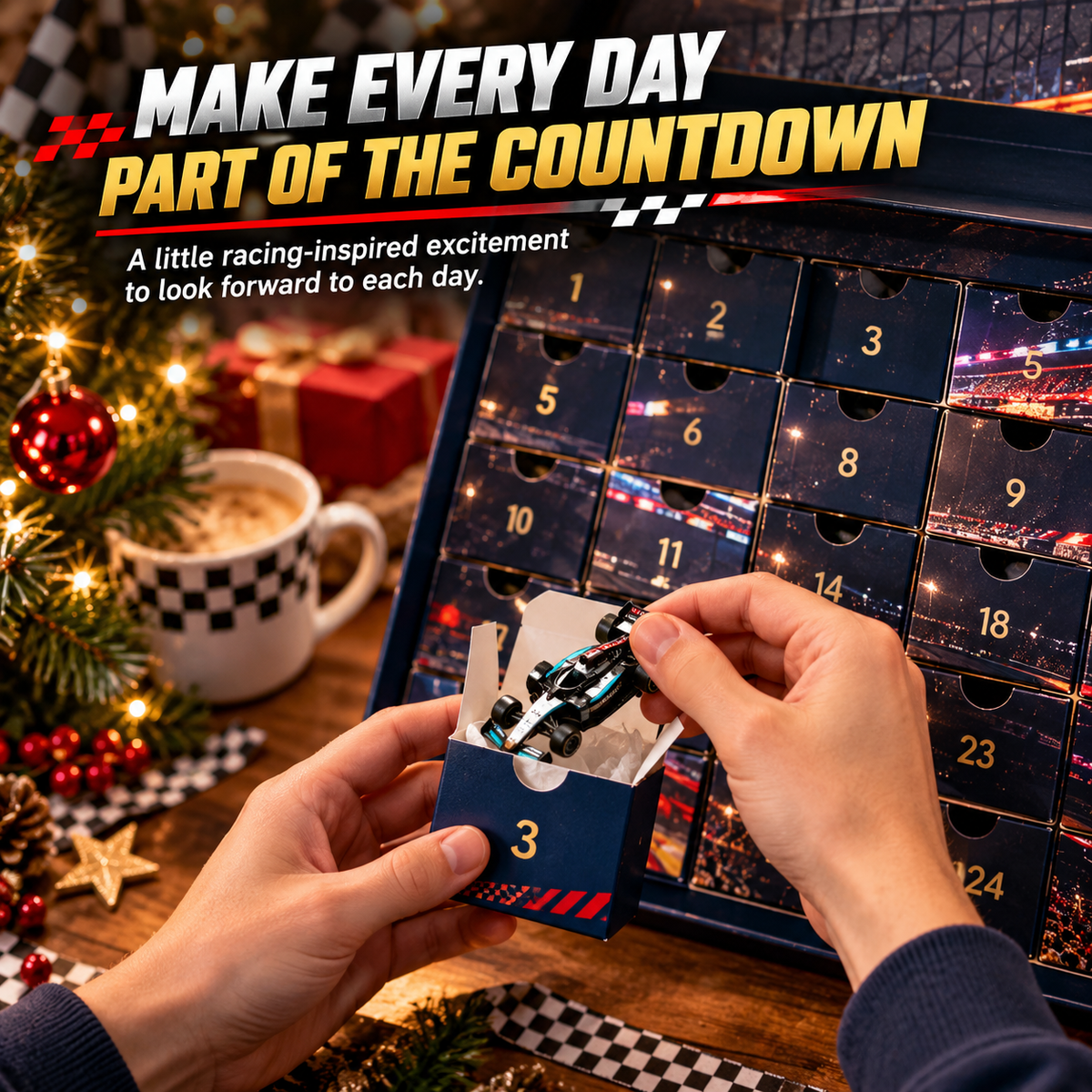 🏎️🎄 Racing to Christmas 2026 – 24-Day Motorsport Advent Calendar