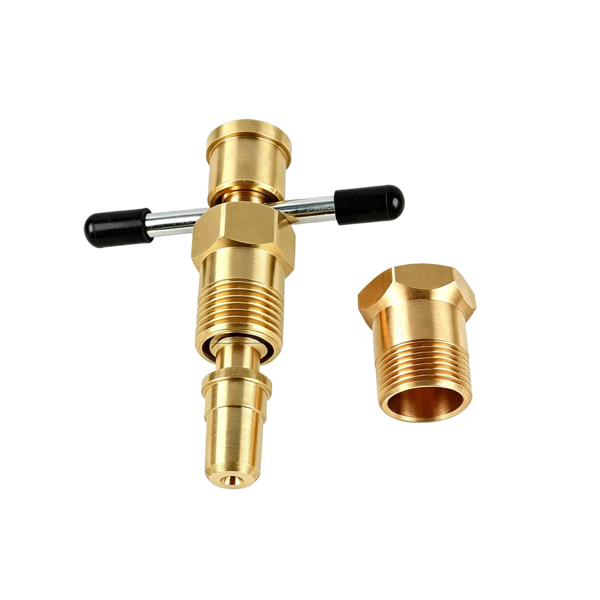RDS SCM Compression Sleeve Puller Tool for 1/2" & 3/4" Brass Pipes, Rust-Resistant Ferrule Remover