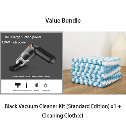 High-Power Cordless Vacuum Cleaner Kit for Car
