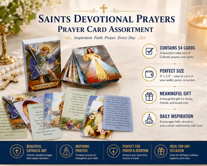 ✝️Catholic Holy Card Holder – Keep Your Favorite Prayer Cards Close