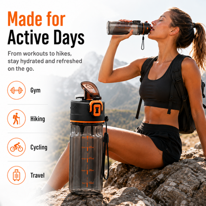 2-in-1 Misting Water Bottle – Stay Cool & Hydrated On the Go