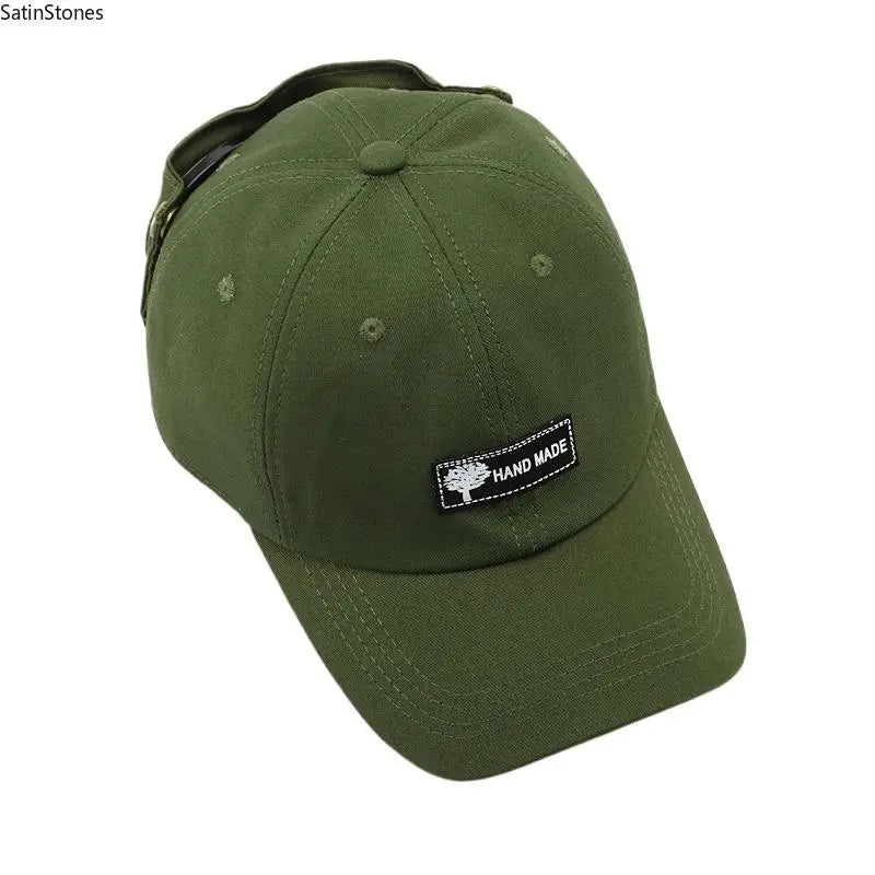 🧢 Men's Glasses-Friendly Pilot Cap