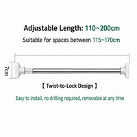 110~200cm(43.3in~78.7in）