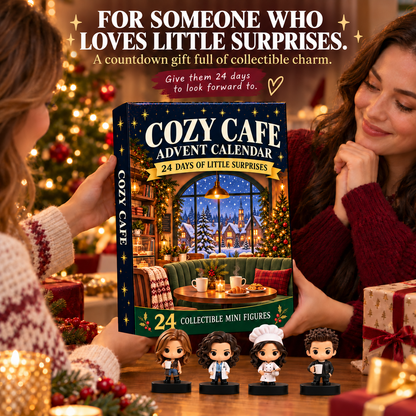 ☕  Cozy Café  Advent Calendar – 24 Days of Collectible Character Surprises