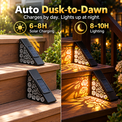 Hot sales 🔥2-Pack Solar Step Lights Outdoor