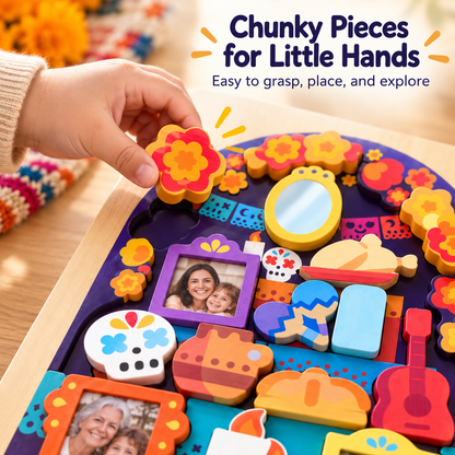 Personalized Family Memory Ofrenda Board – Interactive Photo Keepsake Puzzle