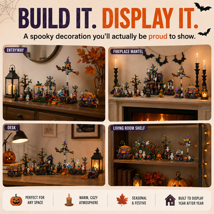 🎃31-Day Halloween Advent Calendar Building Block Set-One Door at a Time