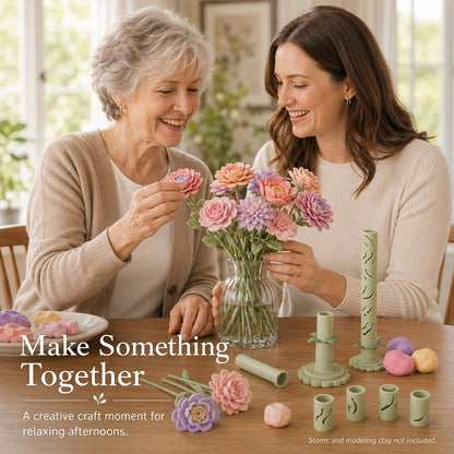🌸 Stop Shaping Every Petal by Hand – Modular Clay Flower Maker