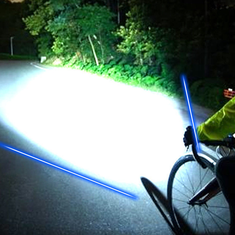 Rechargeable Wide-Angle Bike Headlight – See More of the Road After Dark
