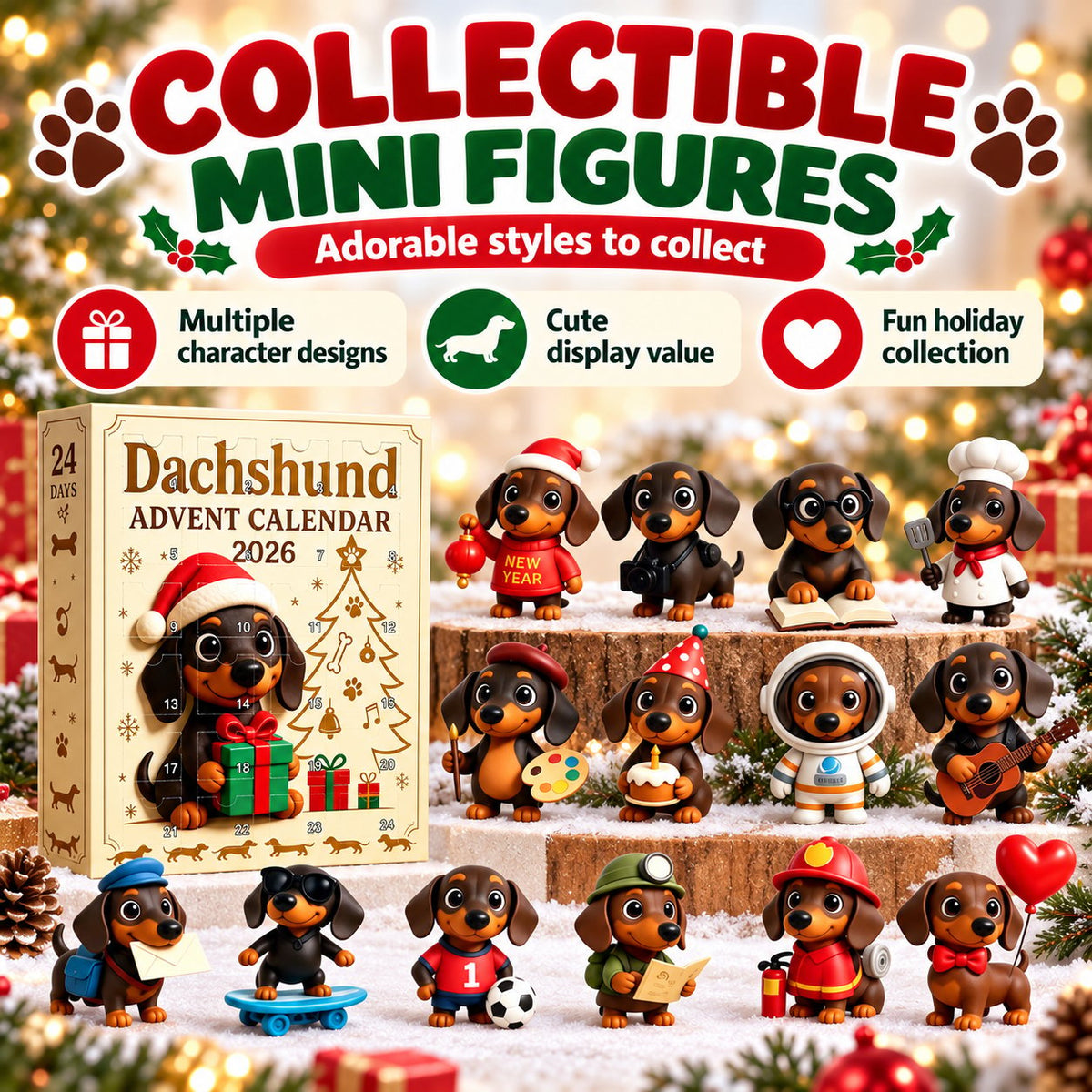🐶🎄 Dachshund Advent Calendar
