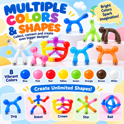 ✨Unisex Kids' Magnetic Building Set (Set of 10)