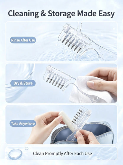 🪮Refillable Scalp Oil Applicator Comb – Evenly applies serum to the roots