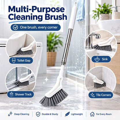 🧼 Telescopic Crevice Cleaning Brush – Long Handle Gap Cleaner for Bathroom, Toilet, Floors & Windows 🧹